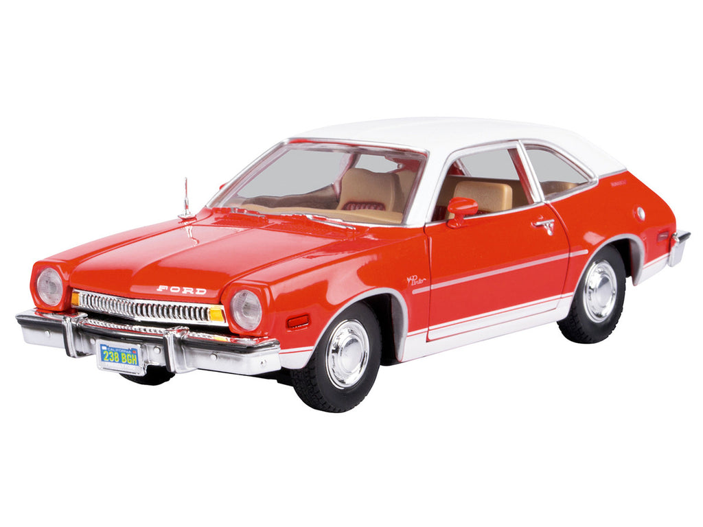 1974 Ford Pinto Orange with White Top "Forgotten Classics" Series 1/24 Diecast Model Car by Motormax-0