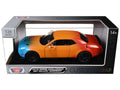 2018 Dodge Challenger SRT Hellcat Widebody Blue Orange and Red Gradient "Custom Wrap" Series 1/24 Diecast Model Car by Motormax-0