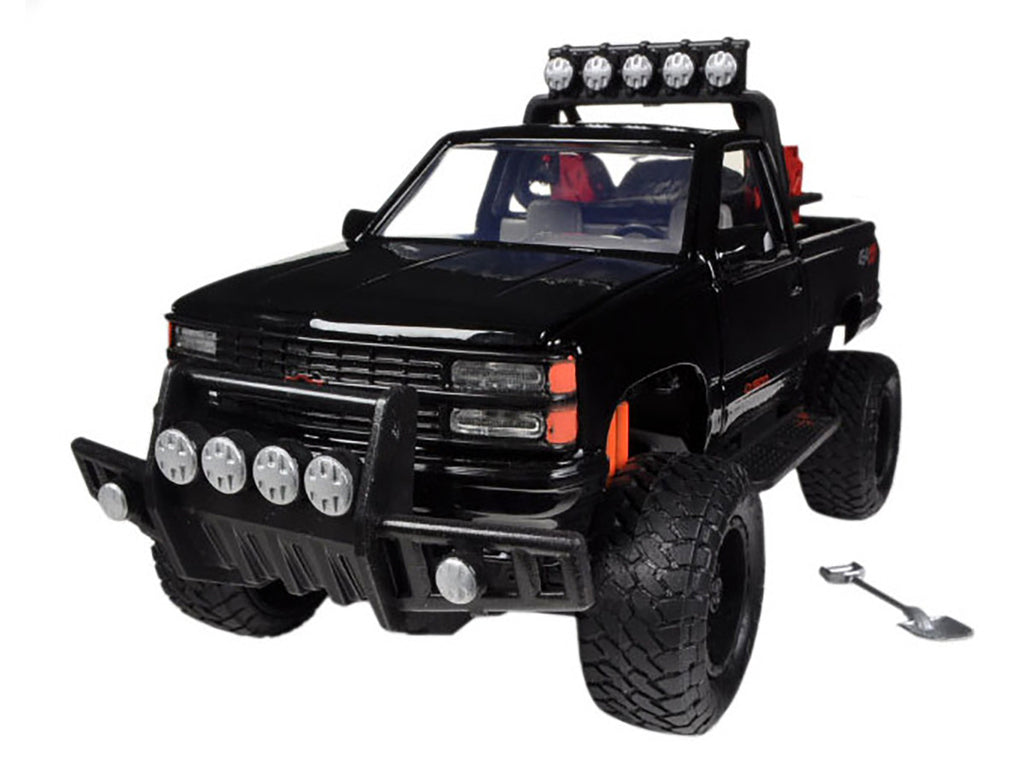 1992 Chevrolet 454 SS Pickup Truck Off Road Black 1/24 Diecast Model by Motormax-1