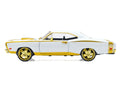 1969 Dodge Coronet Super Bee White Metallic with Gold Accents "Luxe Legends" Series 1/24 Diecast Model Car by Motormax-0