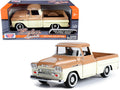 1958 Chevrolet Apache Fleetside Pickup Truck Brown and Beige 1/24 Diecast Model Car by Motormax-0