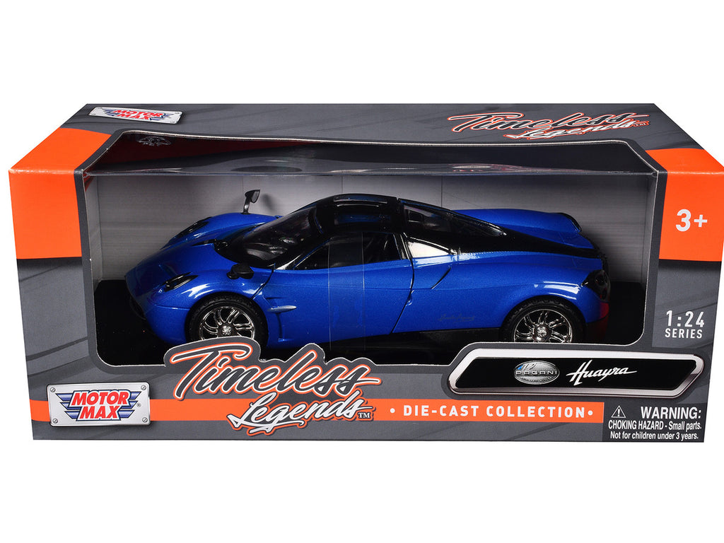 Pagani Huayra Blue 1/24 Diecast Model Car by Motormax-2