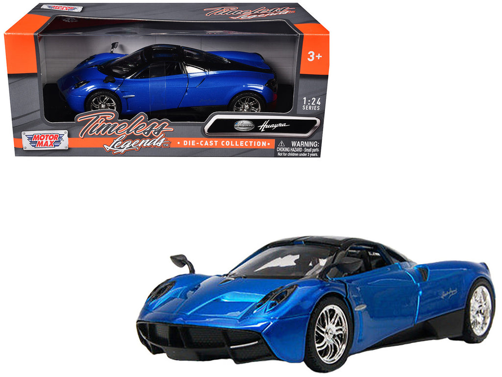 Pagani Huayra Blue 1/24 Diecast Model Car by Motormax-0
