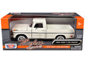 1969 Ford F-100 Pickup Truck Cream "Timeless Legends" Series 1/24 Diecast Model Car by Motormax-0