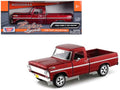 1969 Ford F-100 Pickup Truck Burgundy 1/24 Diecast Model Car by Motormax-0