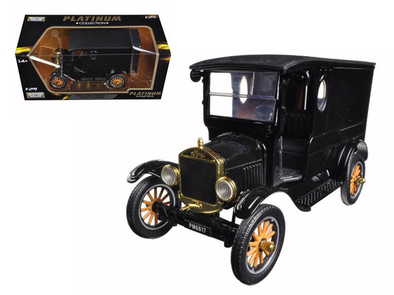 1925 Ford Model T Paddy Wagon Black 1/24 Diecast Model Car by Motormax-0
