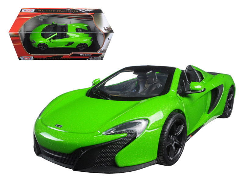 McLaren 650S Spider Green 1/24 Diecast Model Car by Motormax-0