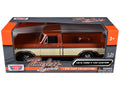 1979 Ford F-150 Custom Pickup Truck Brown Metallic and Cream "Timeless Legends" Series 1/24 Diecast Model Car by Motormax-0