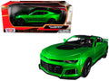 2017 Chevrolet Camaro ZL1 Metallic Green 1/24 Diecast Car Model by Motormax-0