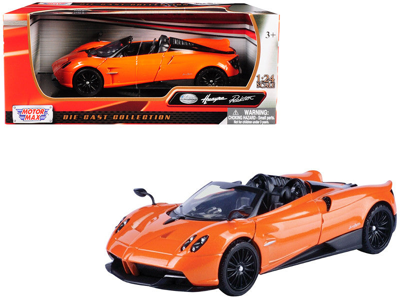 Pagani Huayra Roadster Orange 1/24 Diecast Model Car by Motormax-0