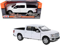 2019 Ford F-150 Lariat Crew Cab Pickup Truck White 1/24-1/27 Diecast Model Car by Motormax-0