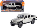 2021 Jeep Gladiator Overland (Closed Top) Pickup Truck Silver Metallic 1/24-1/27 Diecast Model Car by Motormax-0