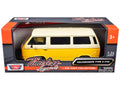 Volkswagen Type 2 (T3) Van Yellow and Beige "Timeless Legends" Series 1/24 Diecast Model Car by Motormax-0