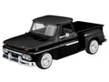 1966 GMC C1000 Fenderside Pickup Truck Black "Timeless Legends" Series 1/24 Diecast Model Car by Motormax-0