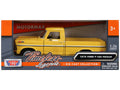1972 Ford F-100 Pickup Truck Yellow "Timeless Legends" Series 1/24 Diecast Model Car by Motormax-0