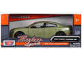 2023 Dodge Charger SXT Green Metallic "Timeless Legends" Series 1/24 Diecast Model Car by Motormax-0