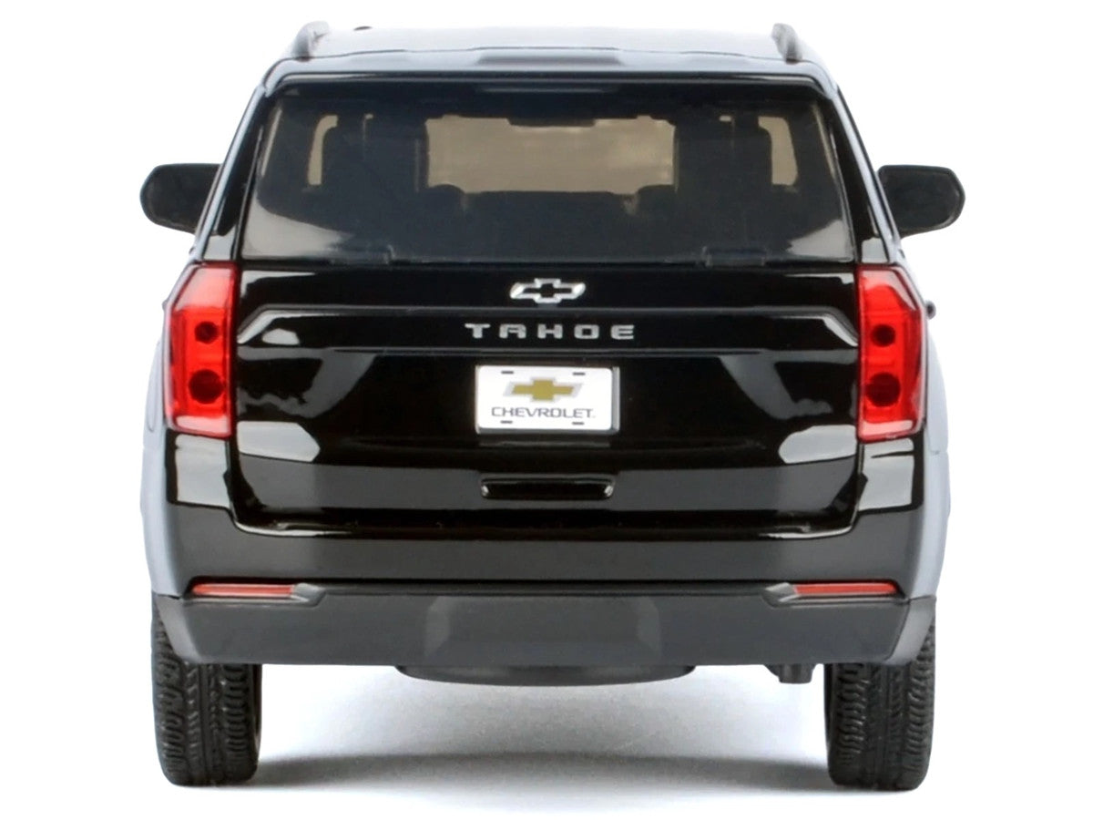 2025 Chevrolet Tahoe Z71 Black "Timeless Legends" Series 1/24 Diecast Model Car by Motormax-1