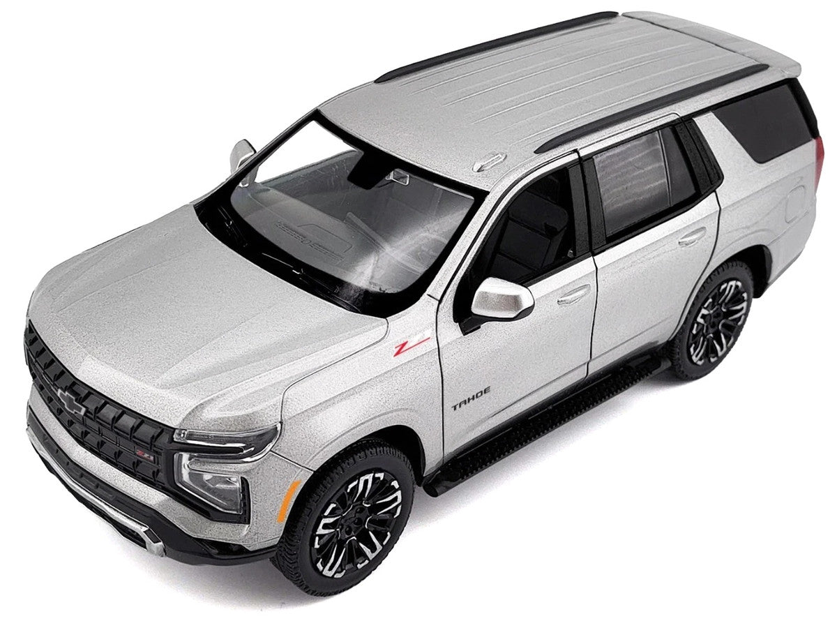 2025 Chevrolet Tahoe Z71 Gray Metallic "Timeless Legends" Series 1/24 Diecast Model Car by Motormax-3