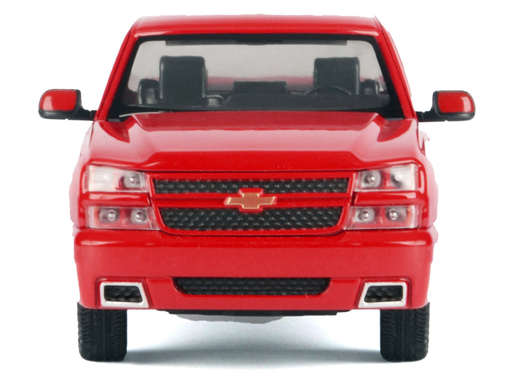 2006 Chevrolet Silverado SS Pickup Truck Red "Timeless Legends" Series 1/25 Diecast Model Car by Motormax-2