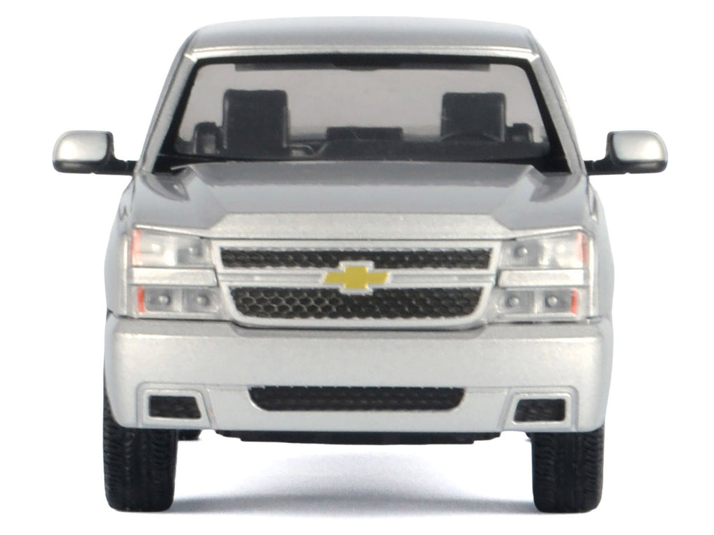 2006 Chevrolet Silverado SS Pickup Truck Silver Metallic "Timeless Legends" Series 1/25 Diecast Model Car by Motormax-2