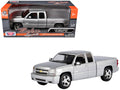 2006 Chevrolet Silverado SS Pickup Truck Silver Metallic "Timeless Legends" Series 1/25 Diecast Model Car by Motormax-0