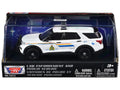 2022 Ford Police Interceptor Utility "RCMP (Royal Canadian Mounted Police)" White "Law Enforcement and Public Service" Series 1/43 Diecast Model Car by Motormax-0
