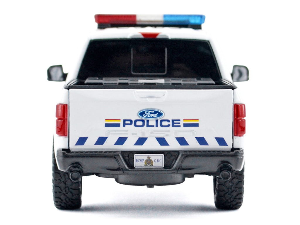 2019 Ford F-150 Lariat Crew Cab Pickup Truck "Royal Canadian Mounted Police" White with Flashing Light Bar and Front and Rear Lights and Sounds "Law Enforcement and Public Service" Series 1/24-1/27 Diecast Model Car by Motormax-3
