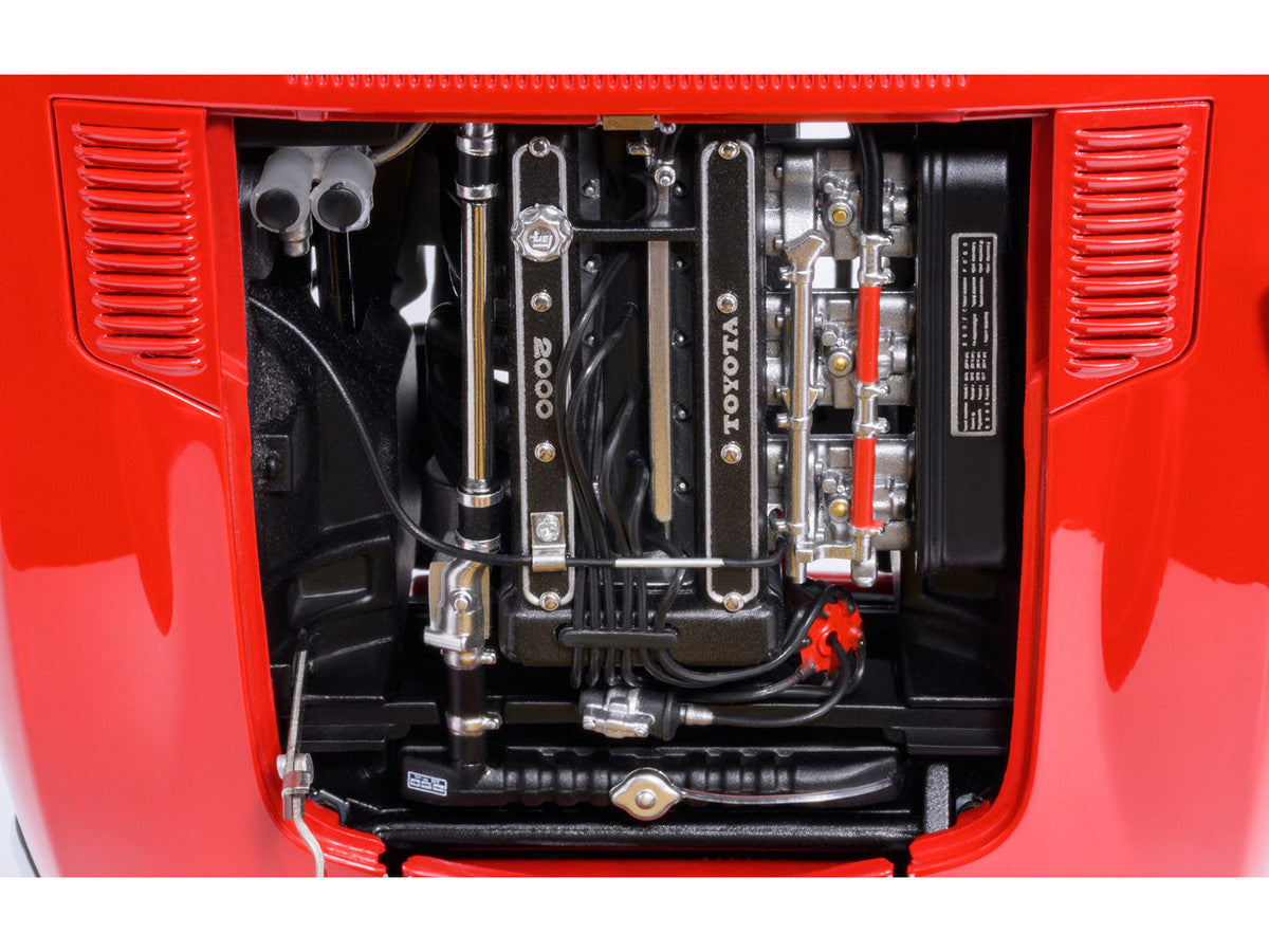 1967 Toyota 2000GT RHD (Right Hand Drive) Red 1/18 Model Car by Autoart-2