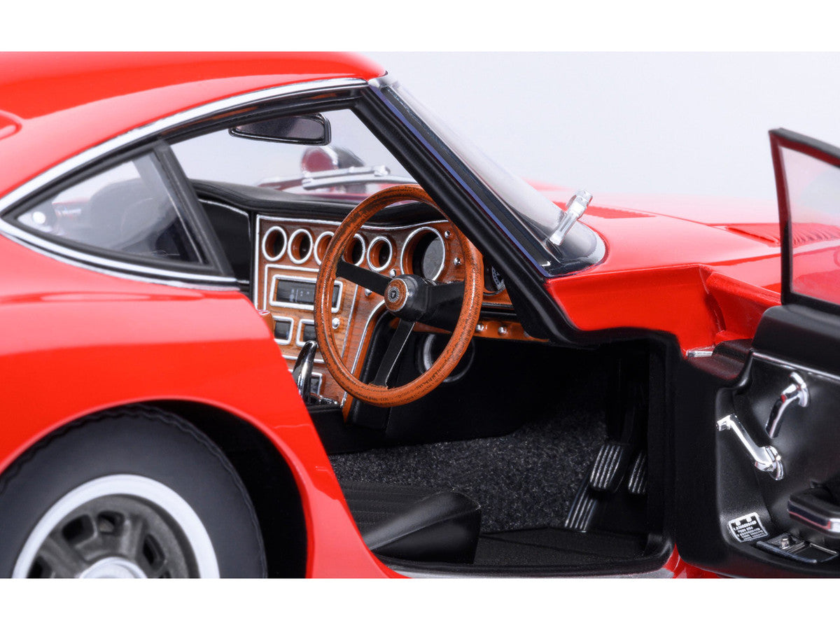 1967 Toyota 2000GT RHD (Right Hand Drive) Red 1/18 Model Car by Autoart-3