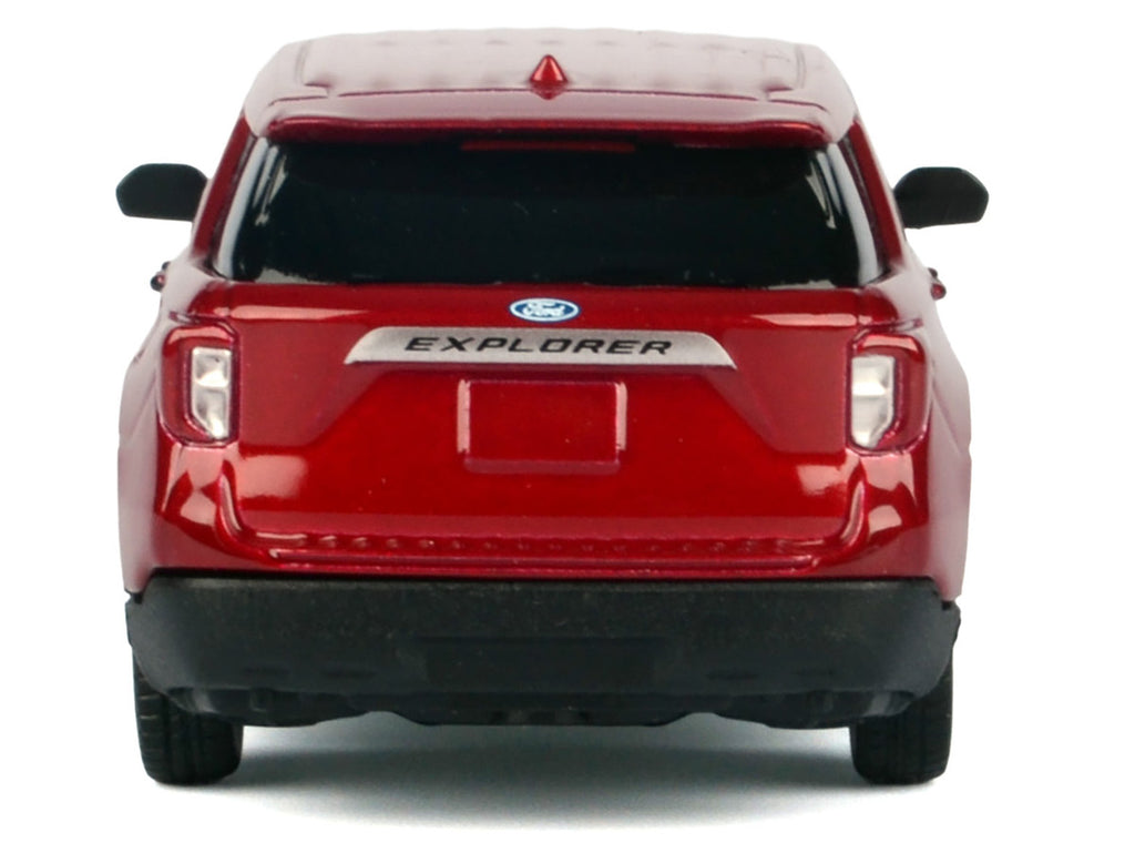 2023 Ford Explorer Red Metallic "Timeless Legends" Series 1/43 Diecast Model Car by Motormax-1