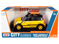 Mini Cooper S Countryman with Roof Rack and Accessories Yellow Metallic and Black "City Classics" Series 1/24 Diecast Model Car by Motormax-0