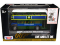 Double Decker Bus "San Monique Transport" James Bond 007 "Live and Let Die" (1973) Movie "James Bond Collection" Series Diecast Model Car by Motormax-0