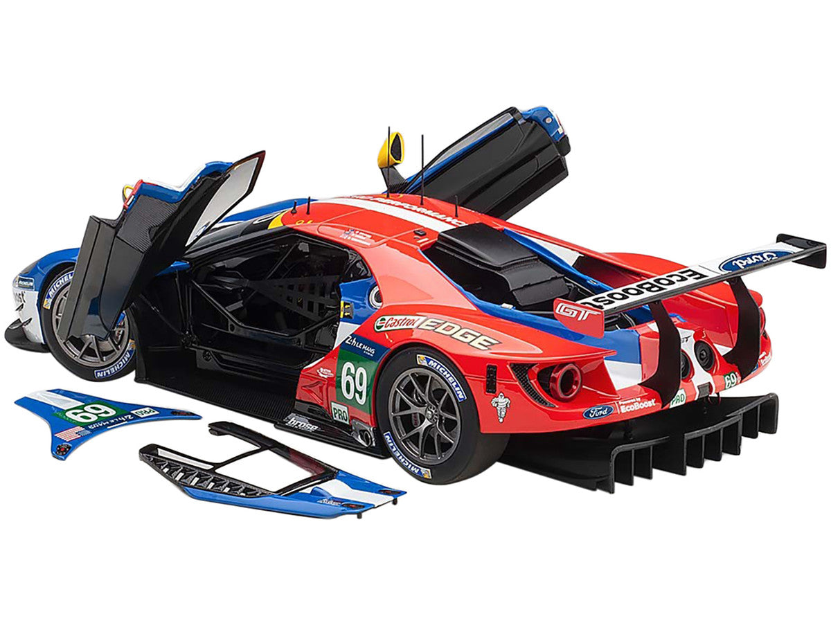 Ford GT #69 Ryan Briscoe - Richard Westbrook - Scott Dixon "Ford Chip Ganassi Team USA" 24H Le Mans (2016) 1/18 Model Car by Autoart-1