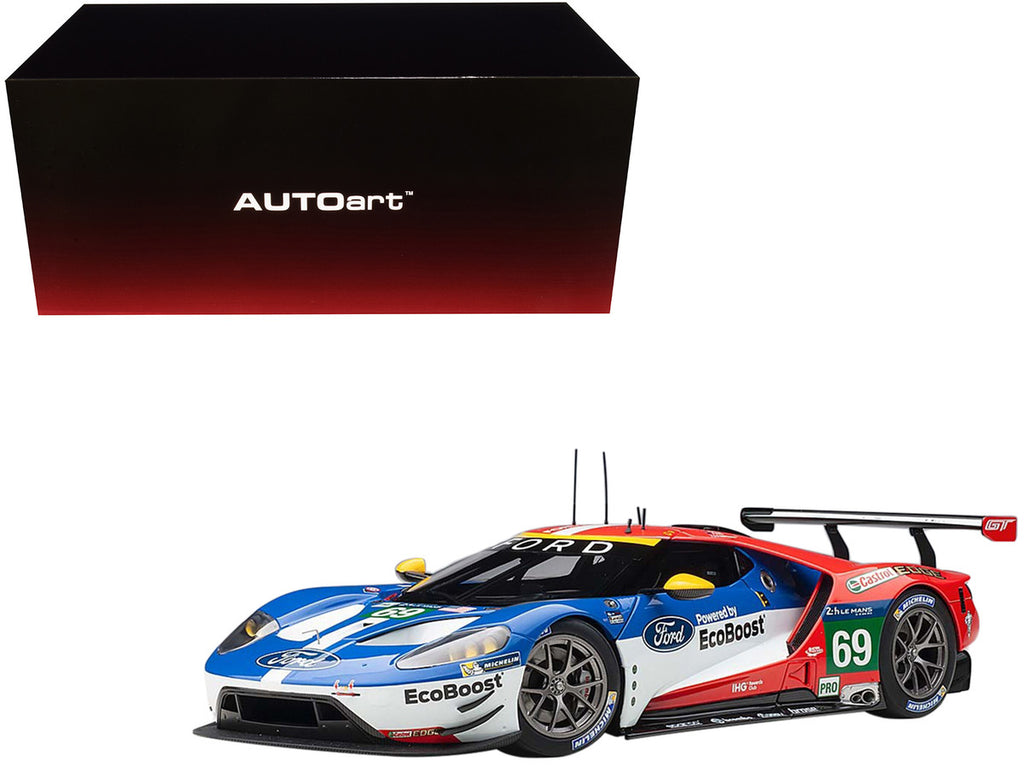 Ford GT #69 Ryan Briscoe - Richard Westbrook - Scott Dixon "Ford Chip Ganassi Team USA" 24H Le Mans (2016) 1/18 Model Car by Autoart-0