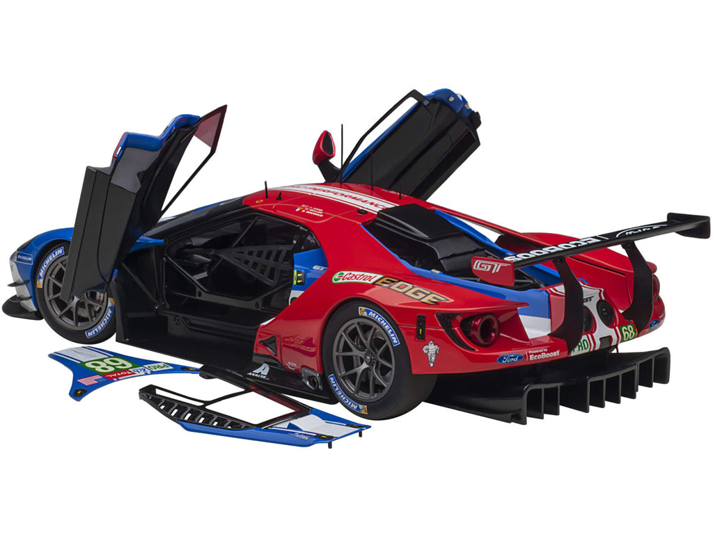 Ford GT #68 Sebastien Bourdais - Joey Hand - Dirk Muller 24H of Le Mans (2019) 1/18 Model Car by Autoart-1