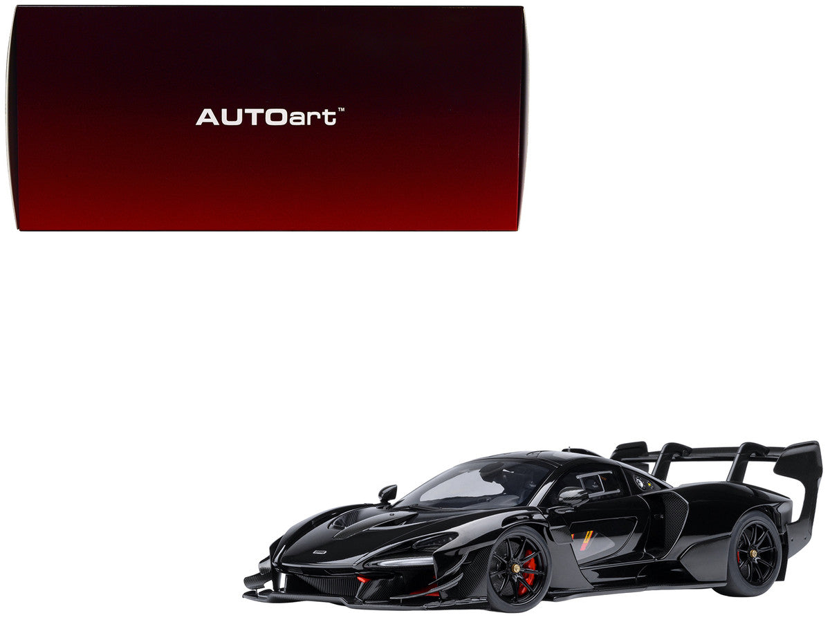 McLaren Senna GTR Onyx Black 1/18 Model Car by Autoart-0