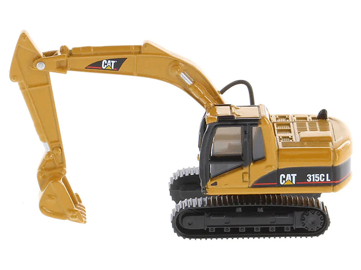 CAT Caterpillar 315C L Hydraulic Excavator Yellow 1/87 (HO) Diecast Model by Diecast Masters-3