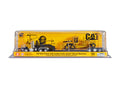 CAT Caterpillar CT660 Day Cab Tractor Yellow with Lowboy Trailer and CAT 163H Motor Grader Yellow 1/87 (HO) Diecast Model by Diecast Masters-0