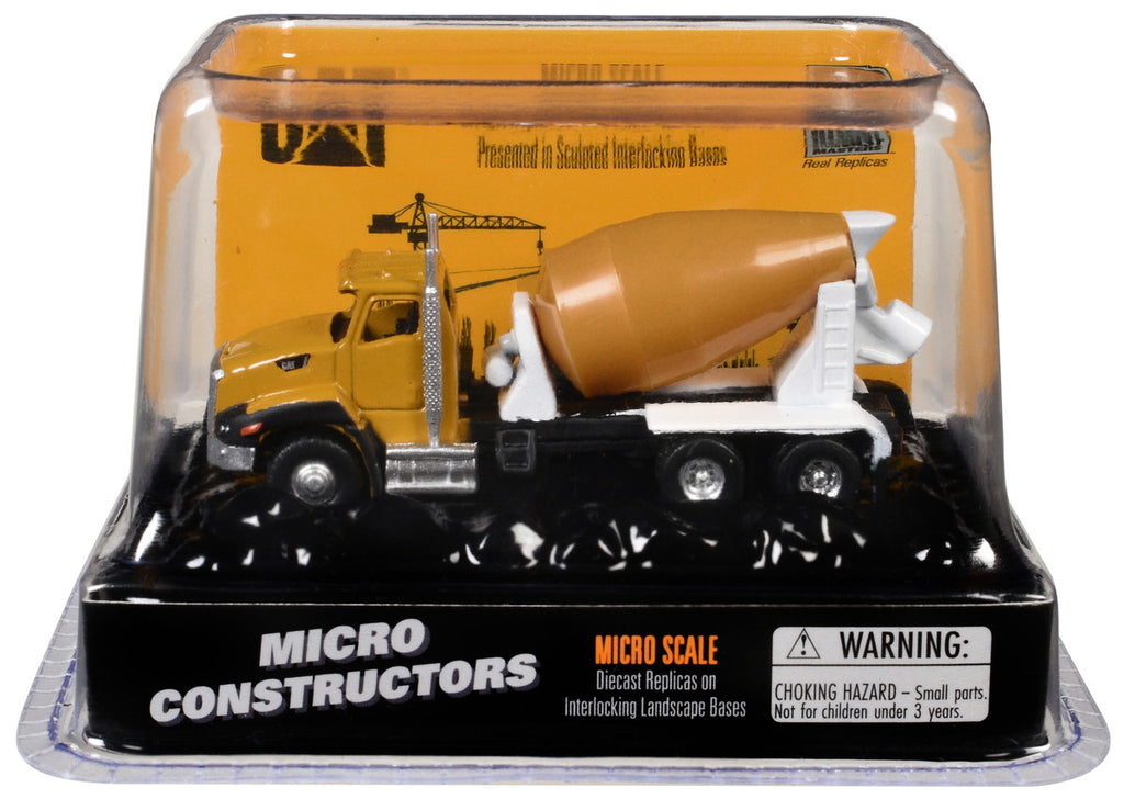 CAT Caterpillar CT660 Concrete Mixer Yellow "Micro-Constructor" Series Diecast Model by Diecast Masters-3