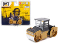 CAT Caterpillar CB-13 Tandem Vibratory Roller with Cab Yellow and Black 1/64 Diecast Model by Diecast Masters-0