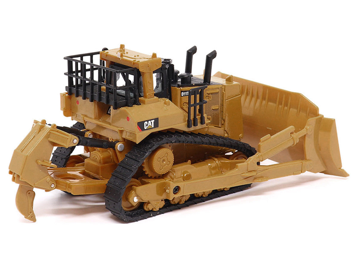 CAT Caterpillar D11T Dozer Yellow 1/64 Diecast Model by Diecast Masters-1