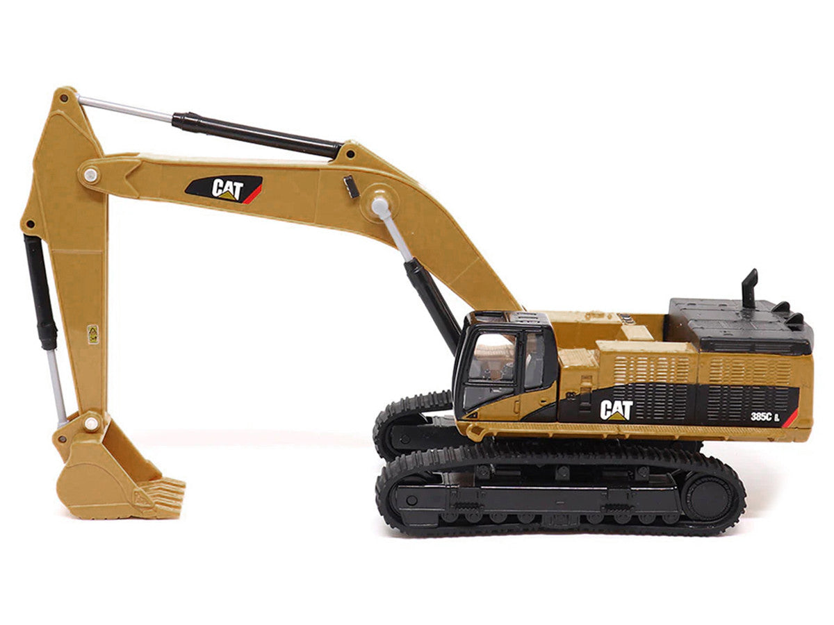 CAT Caterpillar 385C L Hydraulic Excavator Yellow 1/64 Diecast Model by Diecast Masters-2