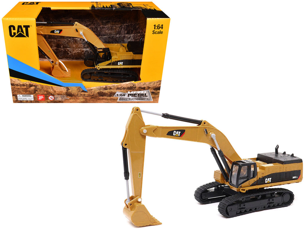 CAT Caterpillar 385C L Hydraulic Excavator Yellow 1/64 Diecast Model by Diecast Masters-3