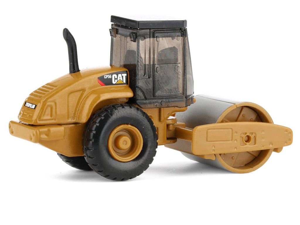 CAT Caterpillar CS56 Roller with Interchangeable Front Attachment Yellow 1/87 (HO) Diecast Model by Diecast Masters-3