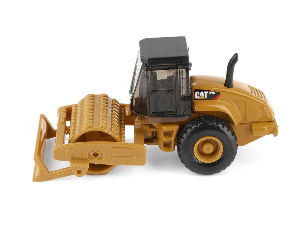 CAT Caterpillar CS56 Roller with Interchangeable Front Attachment Yellow 1/87 (HO) Diecast Model by Diecast Masters-1
