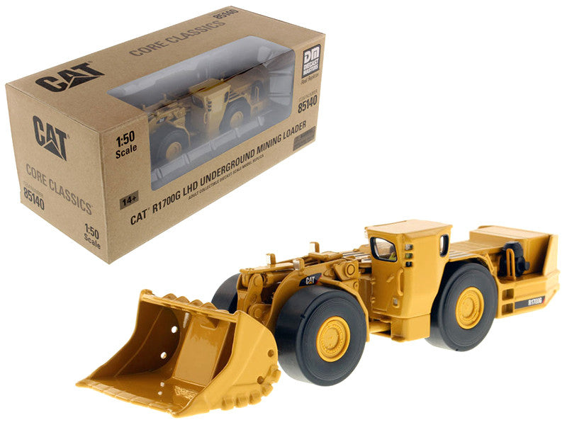 CAT Caterpillar R1700G Underground Mining Loader with Operator "Core Classics" Series 1/50 Diecast Model by Diecast Masters-0