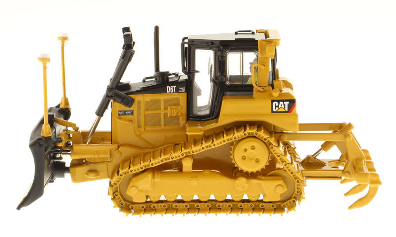 CAT Caterpillar D6T XW VPAT Track Type Tractor with AccuGrade GPS Technology and Operator "Core Classics" Series 1/50 Diecast Model by Diecast Masters-1