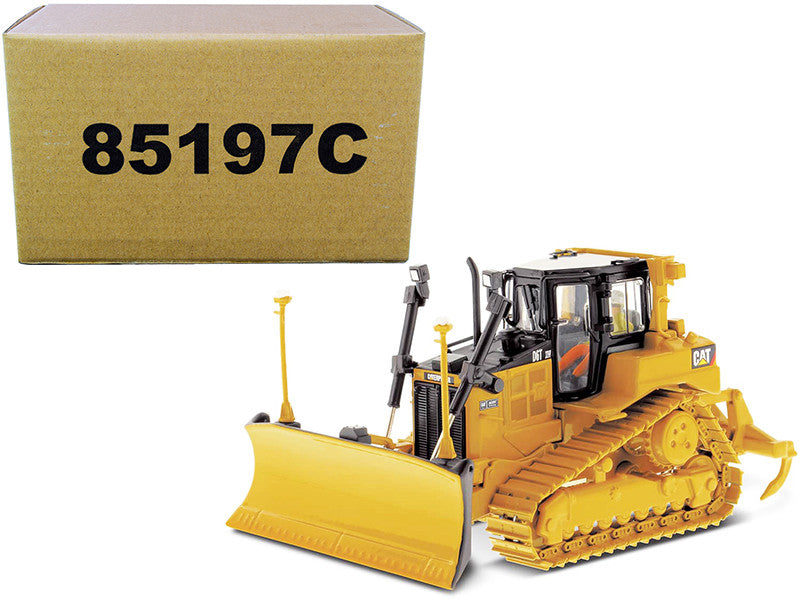 CAT Caterpillar D6T XW VPAT Track Type Tractor with AccuGrade GPS Technology and Operator "Core Classics" Series 1/50 Diecast Model by Diecast Masters-0