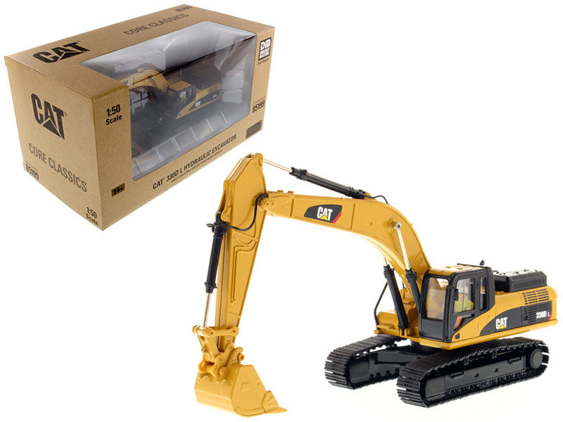 CAT Caterpillar 330D L Hydraulic Excavator with Operator "Core Classics Series" 1/50 Diecast Model by Diecast Masters-0