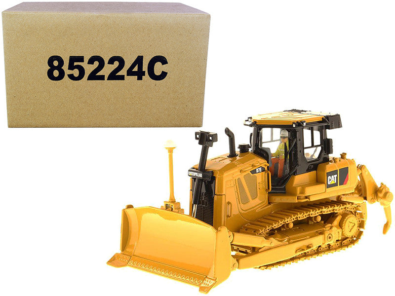 CAT Caterpillar D7E Track Type Tractor with Electric Drive with Operator "Core Classics Series" 1/50 Diecast Model by Diecast Masters-0